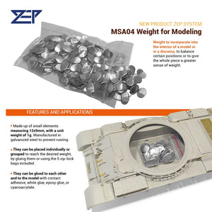ZEP SYSTEM Peso para Modelismo
