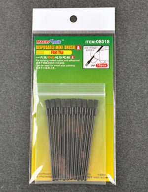 MASTERTOOLS Pinceles Planos de un solo uso
