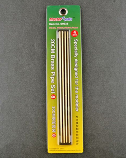 MASTERTOOLS Brass Pipe 20cm set 8