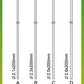 MASTERTOOLS Brass Pipe 20cm set 8