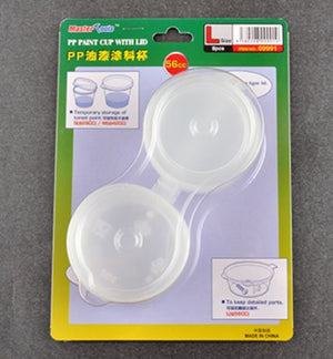 MASTERTOOLS Paint Cup with Lid L-size X 8pcs