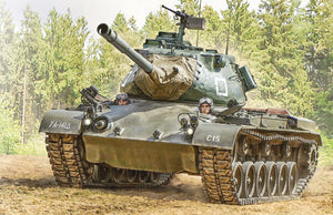 Boxart de la maqueta del carro norteamericano M-47 Patton en escala 1:35 de Italeri referencia 6763