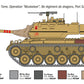 Decoración francesa de la maqueta del carro norteamericano M-47 Patton en escala 1:35 de Italeri referencia 6763