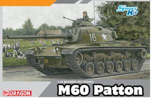 Portada de la caja de la maqueta del carro de combate M60 Patton en escala 1:35 de Dragon referencia 3553