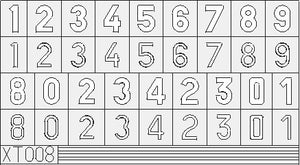 Mascarás con númeraciones alemanes de la Segunda Guerra Mundial en escala 1:35 de Eduard referencia XT 008