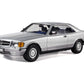 Foto de la maqueta del Mercedes Benz 500 SEC escala 1:24 de Tamiya referencia 24029