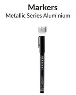 Marcador metálico en color Aluminio de la gama de marcadores metalicos de Gaahleri con referencia 45114