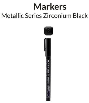 Marcador metálico en color Negro Zirconio de la gama de marcadores metalicos de Gaahleri con referencia 45169