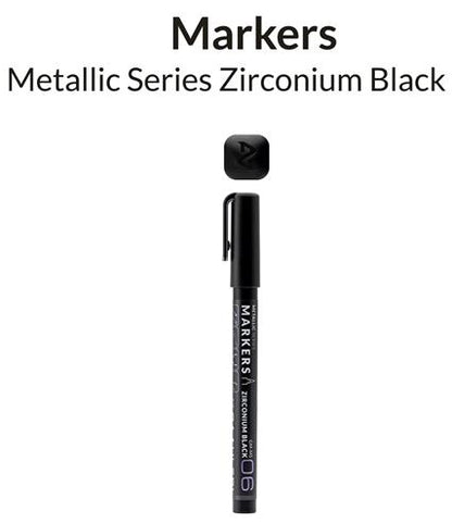 Marcador metálico en color Negro Zirconio de la gama de marcadores metalicos de Gaahleri con referencia 45169