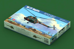 Caja de la maqueta del helicóptero soviético Mi-2 Hoplite en escala 1:72 de Hobby Boss referencia 87241