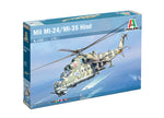 Portada de la maqueta del helicóptero ruso Mi-24 / Mi-35 en escala 1:72 de Italeri referencia 1432