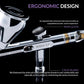 Diseño ergonómico del aerógrafo Gaahleri Mobius 0,3mm
