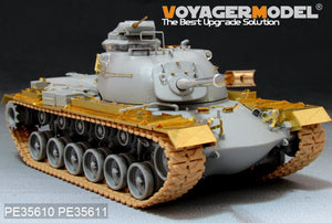 Foto del set de mejora de Voyager Model con cañón de metal para el tanque M48A3 en escala 1:48 de Dragon y Tamiya. Referencia VBS0179