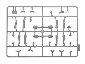 Figuras de la maqueta del camión de mando de Montgomery en escala 1:35 de ICM referencia 35604
