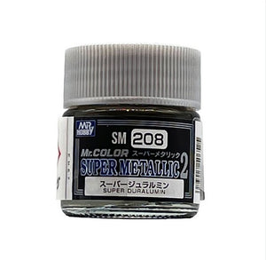 Bote de pintura Mr. Hobby Super Metallic color Super Duralumin referencia SM208