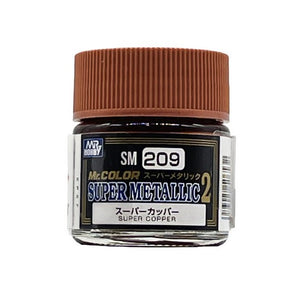 Bote de pintura Mr. Hobby Super Metallic color Super Copper referencia SM209