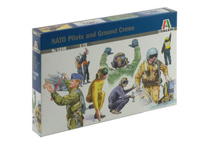 Set de pilotos y personal de pista NATO de Italeri en escala 1:72
