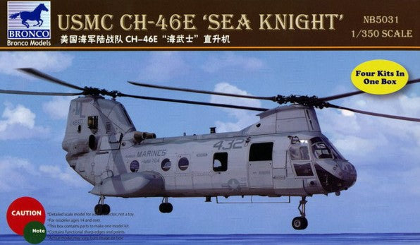 BRONCO (1/350) USMC Boeing-Vertol CH-46E Sea Knight