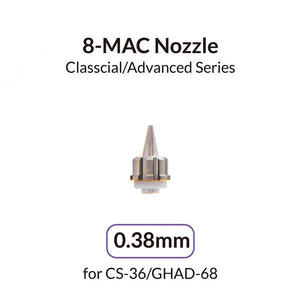 Obturador de 0,38mm para aerógrafos Gahhleri CS-36 y GHAD-68