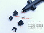 Componentes del aerógrafo Meng TS-002 entre los que se ecuentra el obturador de 0,3mm referencia MTS-002_03A 