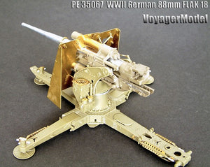 VOYAGER MODEL (1/35) WWII German 88mm FlaK 18 (for AFV)