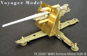 VOYAGER MODEL (1/35) WWII German 88mm FlaK 18 (for AFV)