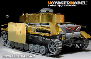 VOYAGER MODEL (1/35) WWII German Pz.Kpfw.IV Ausf.F-H Fenders (for Border 35001）