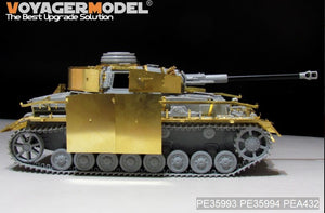 VOYAGER MODEL (1/35) Germania della Seconda Guerra Mondiale Pz.Kpfw.IV  Ausf.F-Parafanghi H (per Border 35001)