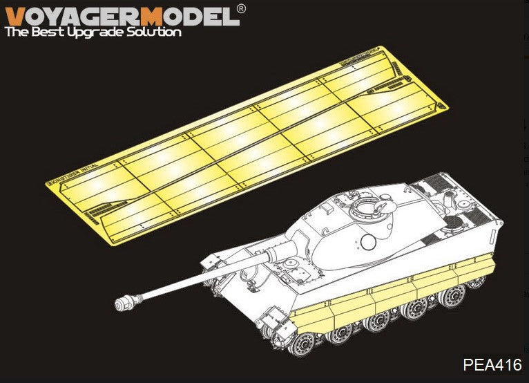 VOYAGER MODEL (1/35) WWII German King Tiger Initial Schurzen for Takom