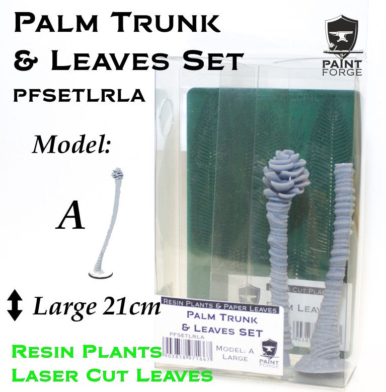 PAINT FORGE (1/35) Palm Tree & Leaves Set Model A - Size L