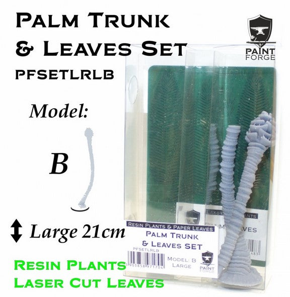 PAINT FORGE (1/35) Palm Tree & Leaves Set Model B - Size L