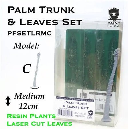 PAINT FORGE (1/35) Palm Tree & Leaves Set Model C - Size M