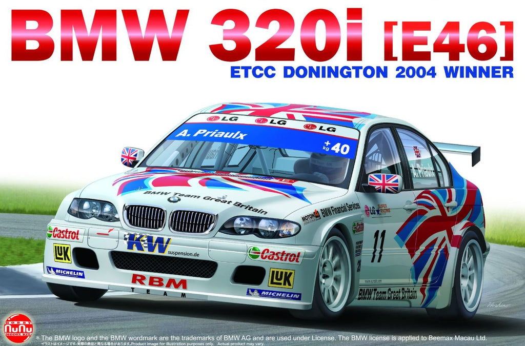 NUNU (1/24) BMW 320i E46 - European Touring Car Championship ETCC 2004 Winner