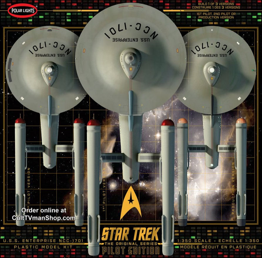 POLAR LIGHTS (1/350) Star Trek Classic USS Enterprise (Pilot Edition)