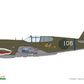 Esquema de camuflaje 2 de la maqueta del caza P-40E en escala 1:48 de Eduard referencia 84207