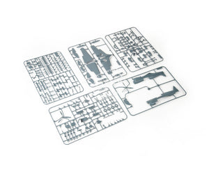 Piezas de la maqueta del caza P-40E en escala 1:48 de Eduard referencia 84207