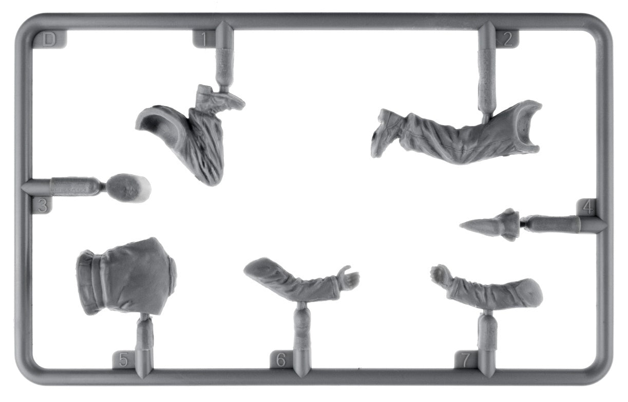 Grapa 2 de las figuras de tripulación panzer alemana en Francia en 1944 en escala 1:35 de Miniart referencia 53015