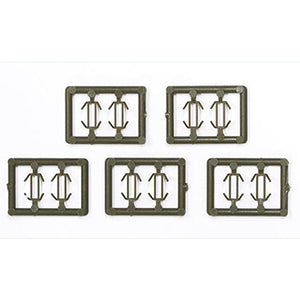 Componentes del set de mejora de protector de periscopios para tanques americanos en escala 1:35 de Asuka referencia 35L40