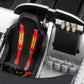 Detalle del interior de la maqueta del coche de competición Porsche 962C del equipo Jagermeister en escala 1:24 de Tamiya referencia 24372