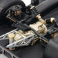 Detalle del motor de la maqueta del coche de competición Porsche 962C del equipo Jagermeister en escala 1:24 de Tamiya referencia 24372