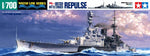 Portada de la maqueta del Crucero de Batalla Británico Repulse en escala 1:700 de Tamiya con referencia 31617