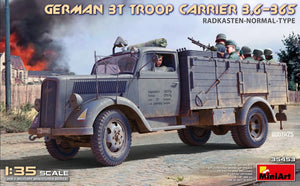 Portada de la maqueta del Opel Blitz 3 Toneladas a 1:35 de Miniart con referencia 35453