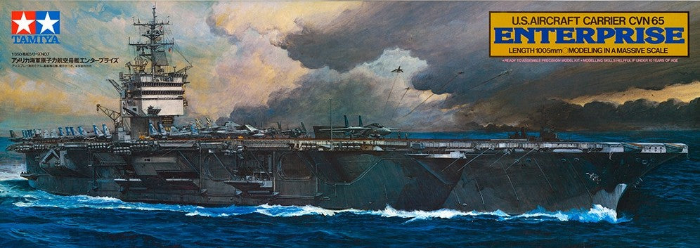 Portaviones CVN-65 Enterprise en escala 1:350 de Tamiya referencia 78007