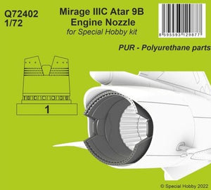 CMK (1/72) Mirage IIIC Late - Atar 9B Engine Nozzle (for Special Hobby)