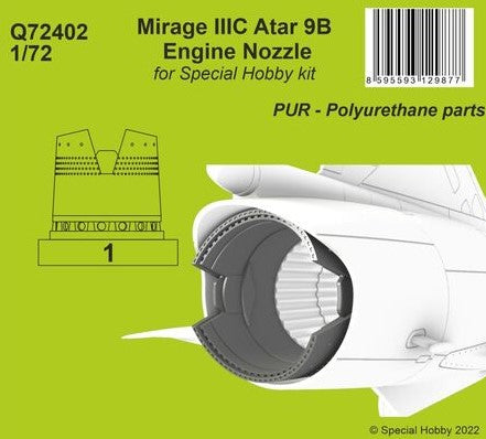 CMK (1/72) Mirage IIIC Late - Atar 9B Engine Nozzle (for Special Hobby)