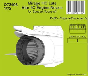 CMK (1/72) Mirage IIIC Late - Atar 9C Engine Nozzle (for Special Hobby)