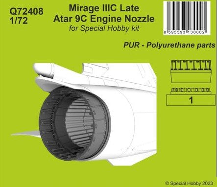CMK (1/72) Mirage IIIC Late - Atar 9C Engine Nozzle (for Special Hobby)