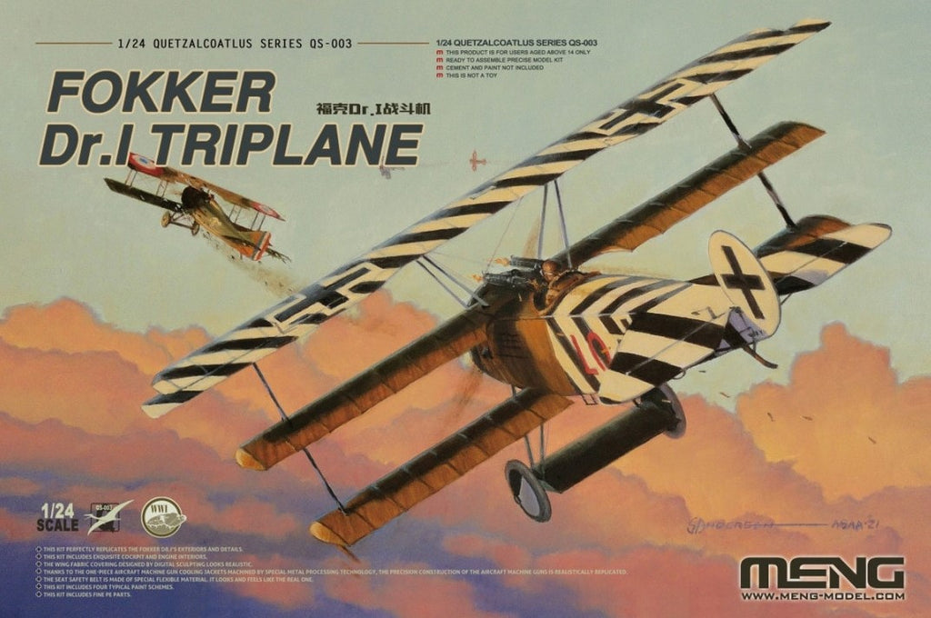 MENG (1/24) Fokker Dr.I Triplane