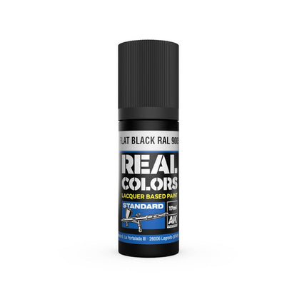 AK INTERACTIVE Real Color - Flat Black RAL9005 (17ml)
