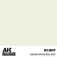 AK INTERACTIVE Real Color - Cream White RAL9001 (17ml)